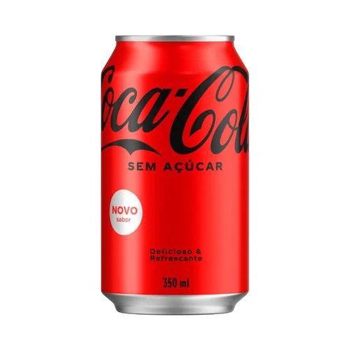 Coca-Cola Zero 350 ml disponível para consulta na TEB Conveniência